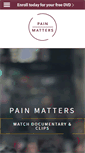 Mobile Screenshot of painmatters.com